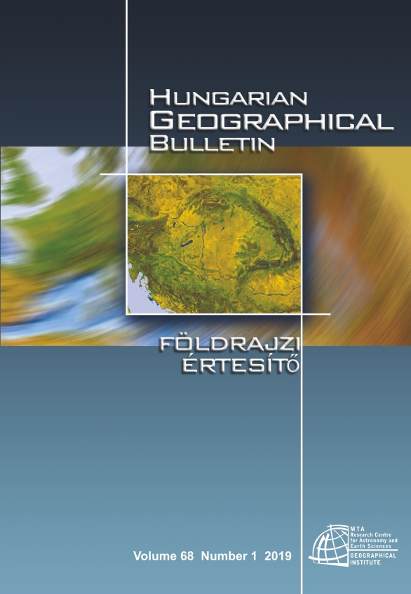 Hungarian Geographical Bulletin 2019/1